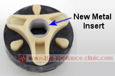 Metal insert in Coupler