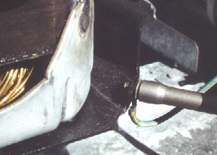 Reconnect ground wire