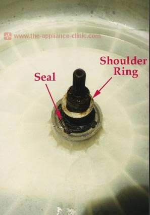 Remove washer under c-ring